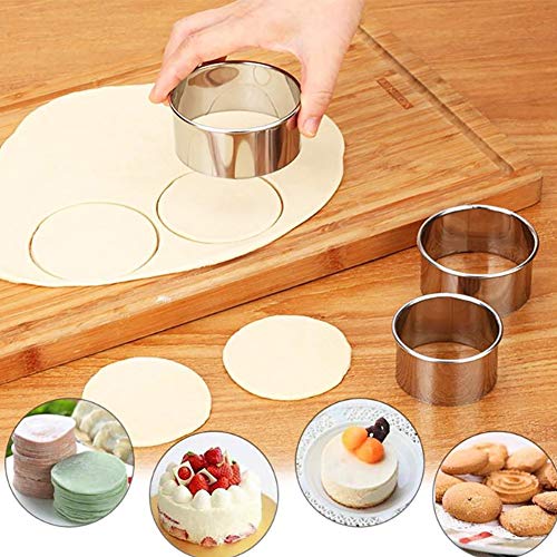 Youngneer Dumpling Maker Set with 2PCS Dumpling Press Molds Mould Large 9.5 cm 3.74" & 3 PCS Dumpling Skin Maker Cutter Stainless Steel Pierogi Maker Wrappers for Dumpling Pie Ravioli Empanadas - Thumbnail 6