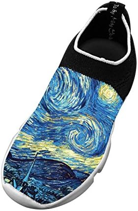 The Starry Flyknit Shoes Light Sports Fashion Running Shoes For Kids