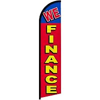 thumbnail image 2 of Flagdom Pawn Shop Windless Full Sleeve Swooper Flag – Feather Banner – Red Black Yellow White 2 of 2