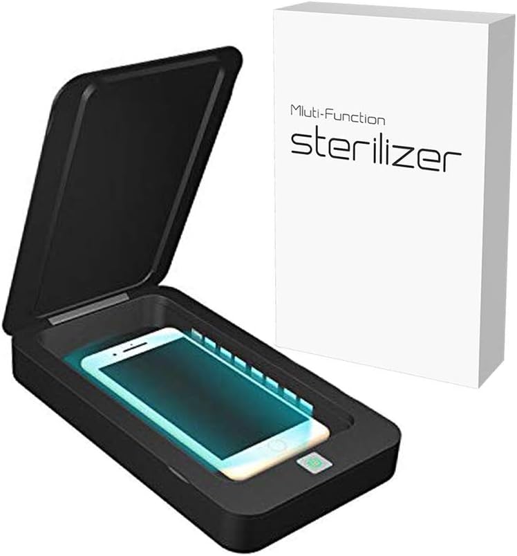 HEREB Household Sterilizer Box,Portable UV Box Sanitizer,UV Sterilization Sanitizing with Aromatherapy Function for Smart Phone Jewelry Watch