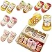 5pair Baby Girls Toddler Animal Cotton Anti Non-Skid Slip Crew Socks 0-12 Month
