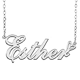 RONKAHSHOW Esther Custom Name Necklace Customized