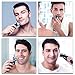 SURKER Shaver Razor Electric Men Cordless Beard Trimmer Wet Dry Rotary Shaver Head Hair Nose Trimmer Waterproof Rechargeable 3 In 1 Bonus 1 Facial Cleansing Brush