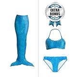 Tendol; 3 Pc Mermaid Tail, Monofin Compatible, For Children