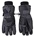 Lullaby Kids Windproof Youth Winter Ski Snow Snowboard Riding Ski Gloves, Black Stripes, M(7-9Y)
