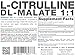 Hard Rhino L-Citrulline DL-Malate 1:1 Powder, 250 Grams (8.8 Oz), Unflavored, Lab-Tested, Scoop Included