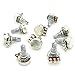 Guitar Potentiometers Split Shaft Pots Audio Tone Switch Control Pack of 10 (B250K)