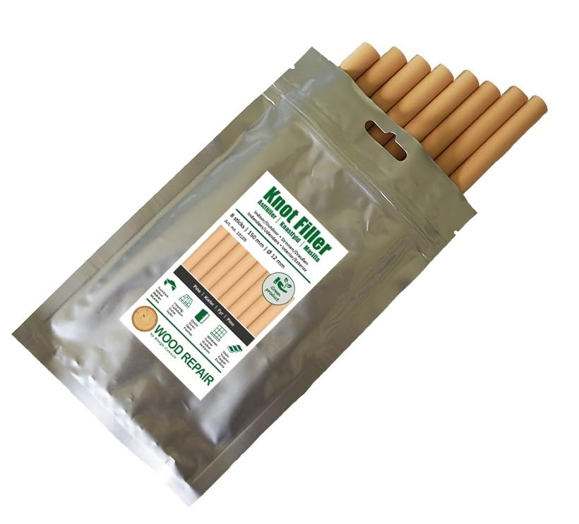 Wood Repair Knot Filler Compact Bag with 8 sticks - 150mm - PINE