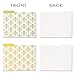 12 Pack Decorative Assorted Designer File Folder Set - 6 Different Colored Damask Designs - Letter Size with ½ Inch Cut Top Memory Tab - File Filing Organizers - 9.5 x 11.5 Inches