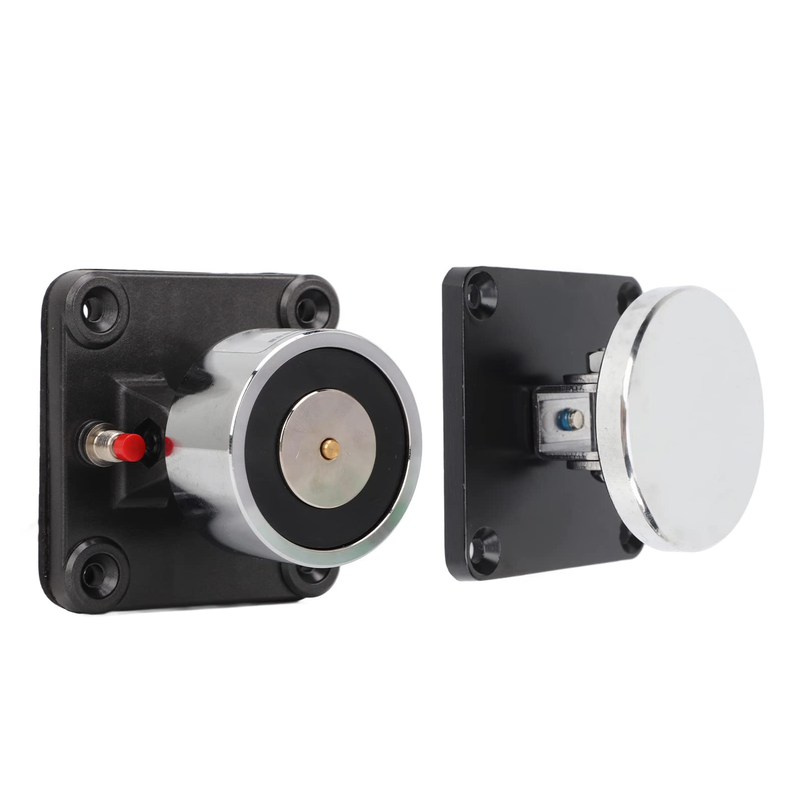 Fockety Electromagnetic Door Holder, Aluminum Alloy Fire Protection Wall Mounted Smokeproof Normally Open Fire Glass Door Holder for Residential, Commercial and Public Area Doors