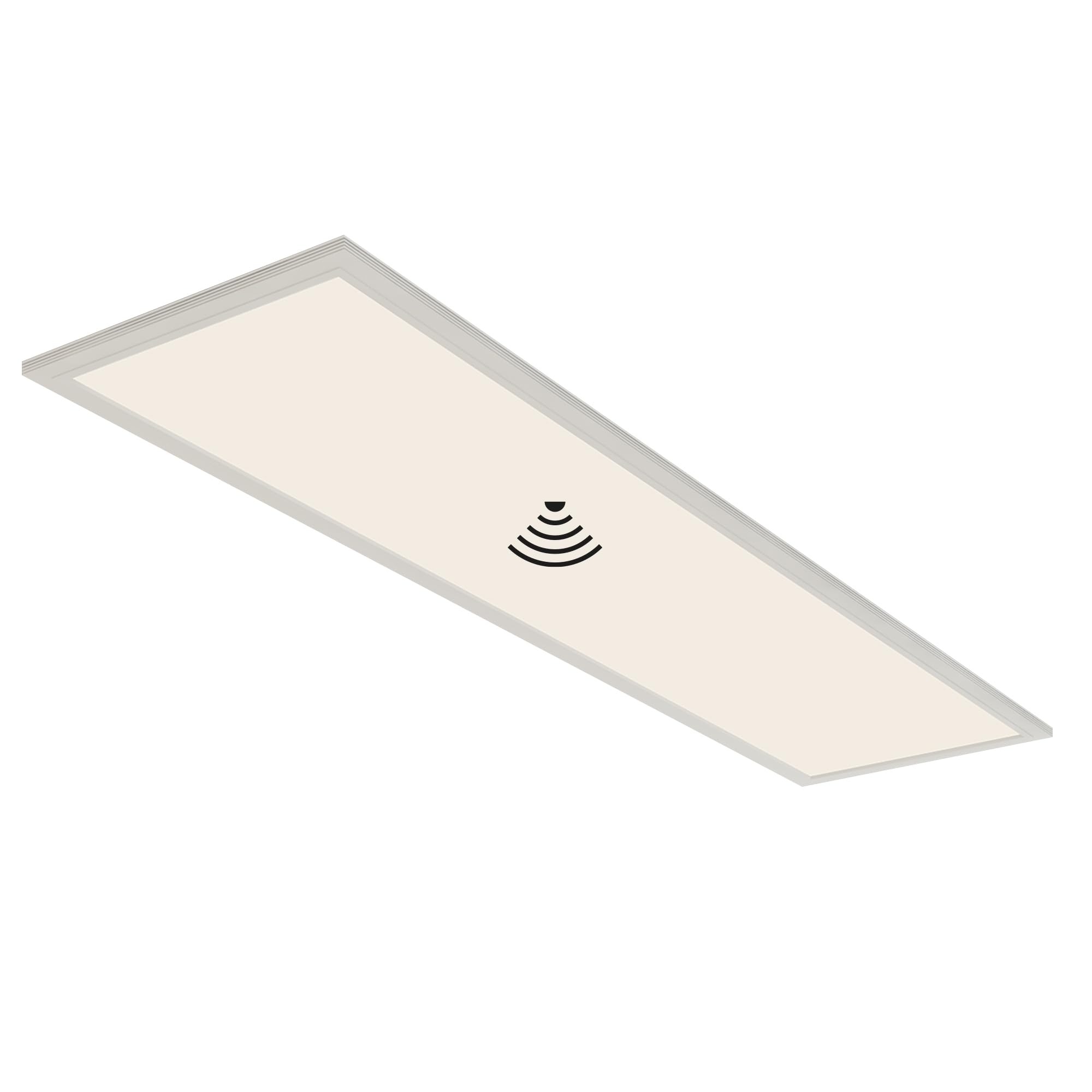 Briloner Leuchten 7189-016 Ceiling lamp, LED Panel with Motion, Daylight Sensor, 4100 lumens, 4000 Kelvin, 38 W, White , 1195x295x49mm (LxBxH)