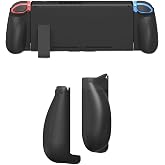 MystiForge Ergonomic Comfort Grip for Switch &amp; Switch OLED &mdash; Compatible with Joy-Con Controllers, Enhanced Stability for Long Gaming Sessions
