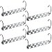 6 PCS IPOW Update New Mould Wonder Metal Magic Hanger,Clothes Hangers Hook Rack Closet Clothing Organizer,Up to 11 Hangers