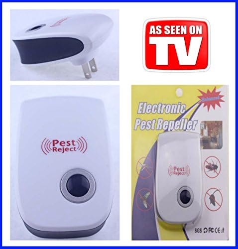 Eliminator HT - Electronic Ultrasonic Pest Control Repeller - Mosquito Defense - Bug Repellant Indoor Home Insect Deterrent Cockroaches Spider Mosquito Mouse Mice ( New Arrival 2017 )