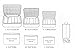 7 Packing Bags Travel Cubes Luggage Organizers Suitcase Storage Clothes Shoes Underwear Bags Set Pack Navy Flower
