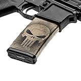 GunSkins AR-15 Mag Skin Camouflage Kit DIY Vinyl Magazine Wrap - Singles (GS Skull Tan)