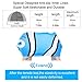Swim Cap Kids-2 Pack Silicone Fun Swim Caps for Girls and Boys, Kids Swimming Hats with Cartoon Sharks & Minnows Design