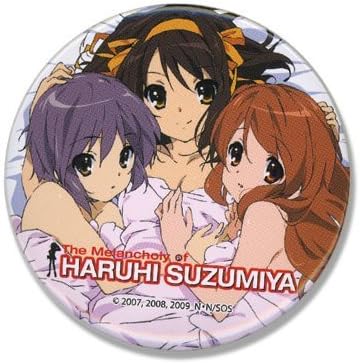 Haruhi Suzumiya 2 Group 3 Button by Haruhi