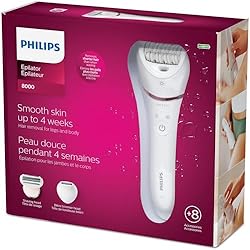 Philips Epilator Series 8000, Wet & Dry, 3 in 1