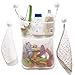 Bath Toy Storage Organizer, Mold Resistant with Four Premium Locking Suction Cups
