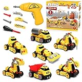 MOBIUS Toys 7 in 1 Take Apart Truck Construction