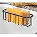 iDesign InterDesign Kitchen Holder for Sponges, Scrubbers, Scrub Brushes, Soap – Extra, Matte Black Gia Suction Sink Center XL, X-Large