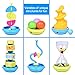 Bowling Set for Toddlers with 6 Animal Head Bowling Pins and 2 Bowling Balls, Outdoor Toys for Toddlers, Bowling Game for Kids