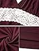 Lusofie Sexy Nightgowns for Womens Chemise Sleepwear Soft Full Slip Lace Knit Nightdress