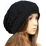 Women's Pearl Decoration Knitted Woolen One Ball Mesh Cover Up Hat (A3)