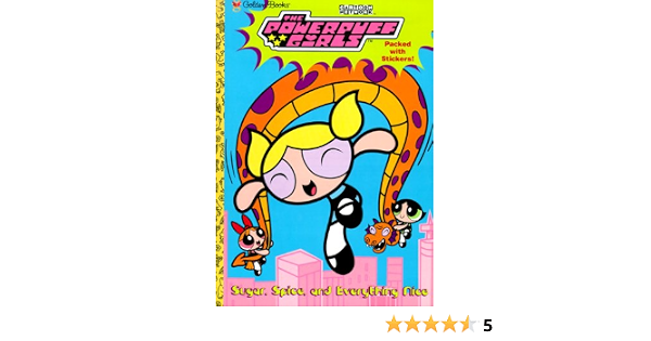 The Powerpuff Girls Sugar Spice And Everything Nice Easy Peel Sticker Book Cynthia Hands Leif Peng Amazon Com Books