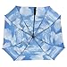 OGIO 72-Inch Golf Umbrella, Black/Blue Sky, Large