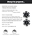 Montem Trekking Pole Snow Baskets/Hiking Pole Replacement Snow Baskets - Fits All Standard Hiking/Trekking/Walking Poles - Pack of 2