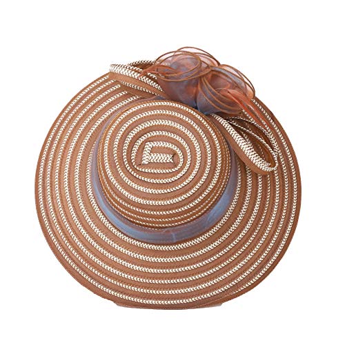 Go Mai Accessories Lady Derby Dress Church Cloche Hat Bow Bucket Wedding Bowler Hats Travel Casual Hat Coffee