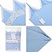 Ekouaer Womens Sleepwear Dress Lace Trimmed Chemise Sleepshirts,Viscose-light Blue,Large
