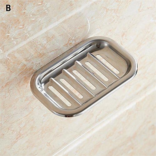 TOYM- 304 stainless steel bathroom soap dish soap net soap holder soap holder bathroom ( Color : B )