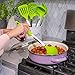 6-Piece Stainless Steel & Silicone Kitchen Utensils Set, Silicone Cooking Utensils, Heat Resistant Kitchen Cooking Utensil Set, Lime Green
