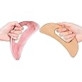 Scienlodic Resin Gua Sha Massage Tool and Wood Therapy Tool, Lymphatic Drainage Massager for Body, Neck, Muscle