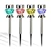 Solar Outdoor Lights - 4 Color Changing LED Lamps for Landscape Lighting - Ideal for Garden Pathway Patio Walkway and Yard - Beautiful Decorative Night Lights