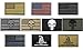 Bundle 10 Pieces US Flag Velcro Patch American Flag Punisher Velcro Patches Tactical Military Morale Patch Set