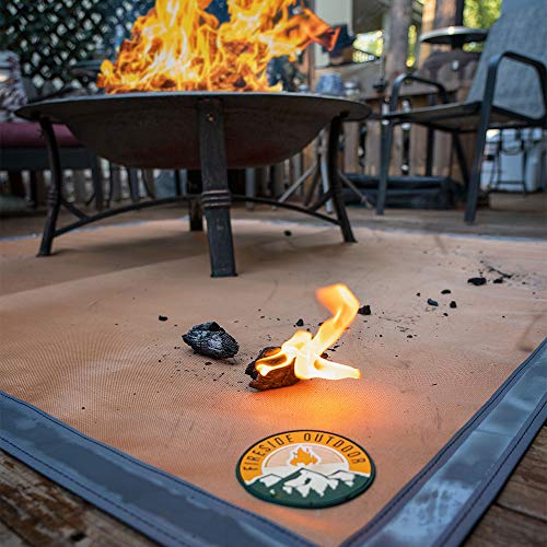 The Original Ember Mat 67" x 60" USA Based Fire Pit Mat Grill