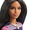 Barbie-Fashionistas-Doll-147-with-Long-Brunette-Hair-Wearing-Striped-Dress-Orange-Shoes-Necklace-Toy-for-Kids-3-to-8-Years-Old Barbie Fashionistas Doll #147 with Long Brunette Hair Wearing Striped Dress, Orange Shoes & Necklace, Toy for Kids 3 to…