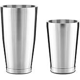 2 Pcs Boston Shaker Set, Stainless Steel Cocktail Shaker Set, 18oz & 28oz Mixed Alcohol for Bartending, Martini Shakers