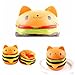 Chige Squishies Hamburger Cat Slow Rising Squeeze Doll Jumbo Cream Scented Charms Kawaii Decompression Toys for Kids/Adults Stress Relief and Time Killing (Hamburger Cat)
