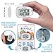 3DFitBud Simple Step Counter Walking 3D Pedometer from 3DActive with Clip & Lanyard - A420S - White