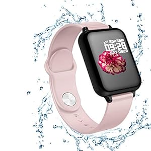 Gelrova Fitnesstracker, activiteitstracker, fitnessarmband, touchscreen, IP67, waterbestendig, met bluetooth…