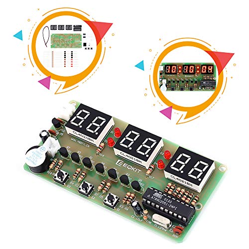 MiOYOOW C51 6Digit DIY Digital Electronic Clock Kit AT89C2051 Chip