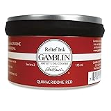 Gamblin Relief Ink Quinacridone Red 175Ml