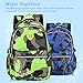 Yvechus School Backpack Casual Daypack Travel Outdoor Camouflage Backpack Christmas Presents for Boys and Girls (Camo green)