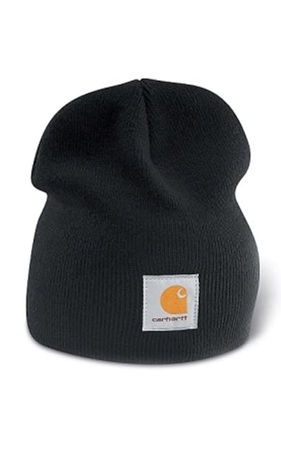 Carhartt Strickbeanie Cap - Schwarz Strickmütze Hüte Beanie Mütze Kappe Männer CHA205BLK