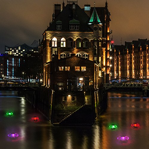 image for Sanyi Solar Floating Light Pool Light Pond Light Outdoor Night Light C